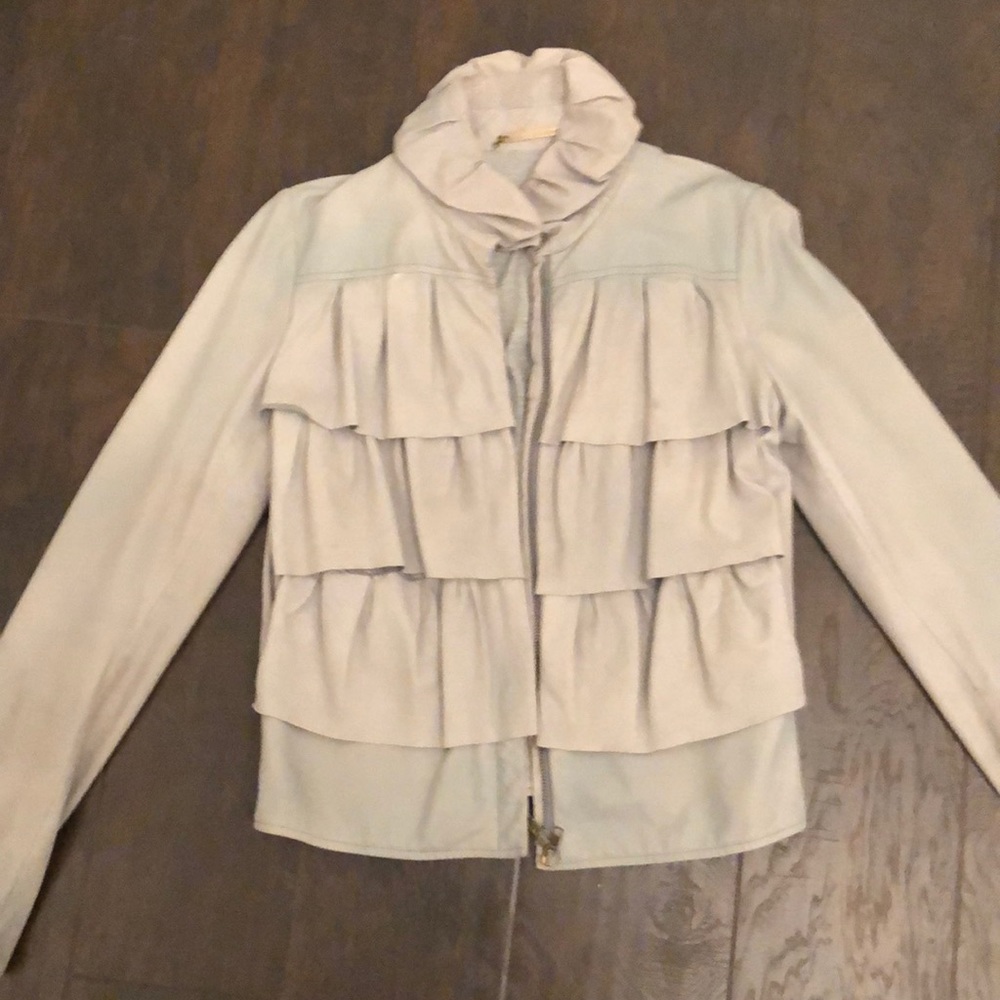 DVF leather jacket